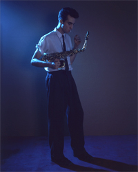 John Lurie and his sax