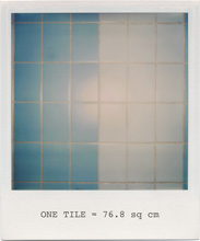 baby blue and white tiles (Barnett Newman)